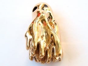 Cahn-Hilliard droplet pendant in Polished Bronze