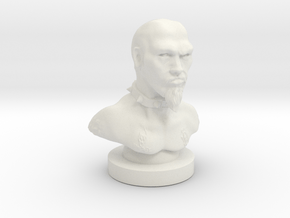 GG ALLIN Micro Bust in White Natural Versatile Plastic