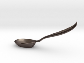 tadpoles spoon in Polished Bronzed Silver Steel