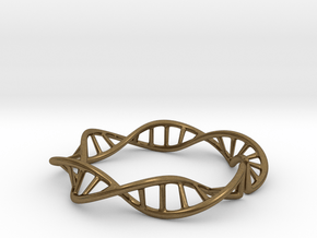 DNA Double Helix in Natural Bronze