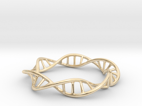 DNA Double Helix in 14K Yellow Gold