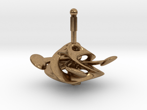 Spinning Top No.1 in Natural Brass
