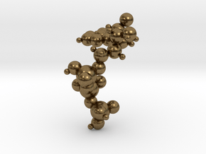 ATP Molecule Pendant in Natural Bronze: Small