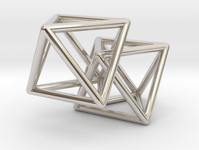 Interlocking Octahedron in Platinum