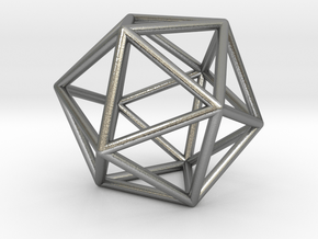 Icosahedron in Natural Silver