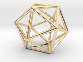 Icosahedron in 14K Yellow Gold