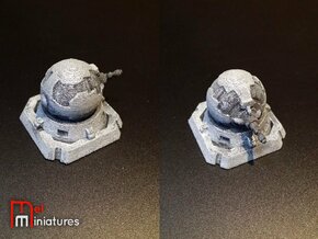 Rebel Turbolaser Turret in White Natural Versatile Plastic