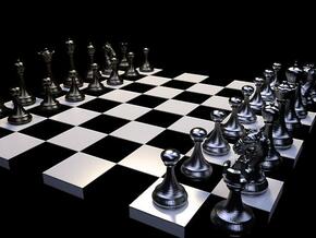 Chess Set Classic in White Natural Versatile Plastic