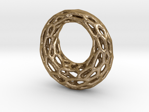 Circle of Life in Polished Gold Steel