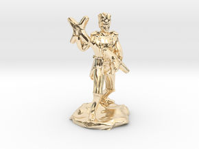 Circus Halfling Bard with Starknives in 14K Yellow Gold