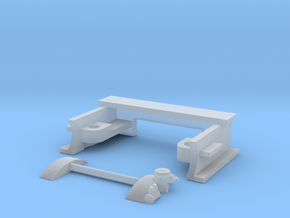 TT scale DSB class F plastic parts (part 2/2) in Smooth Fine Detail Plastic