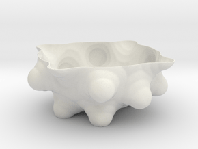 Icobowl in White Natural Versatile Plastic