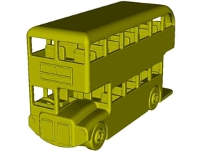 1/350 scale AEC Routemaster double-decker bus x 1 in Tan Fine Detail Plastic