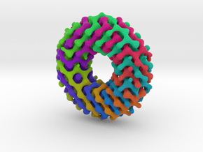 Möbius diamond lattice in Full Color Sandstone: Large