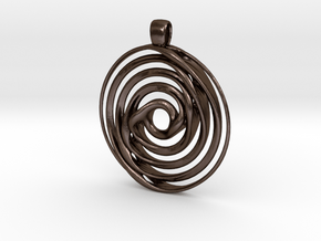 MixK Pendant in Polished Bronze Steel