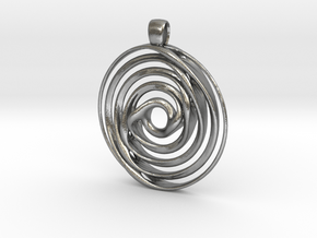 MixK Pendant in Natural Silver