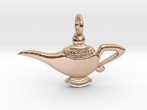 Arabian Lamp in 14k Rose Gold Plated Brass