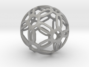 Symmetrical Pattern Sphere in Aluminum: Medium