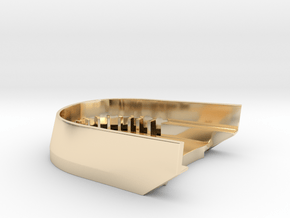 BoostedBoardV2_skid_plate in 14K Yellow Gold