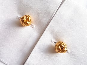 Little Dragon, Cufflinks. Pure, Strong. in 18k Gold Plated Brass