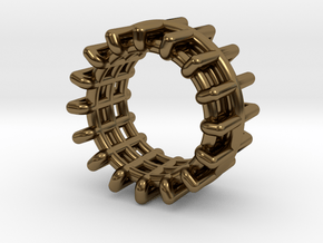 WIREFRAME in Polished Bronze: 8 / 56.75