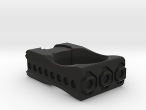 terraHex Knuckle Duster in Black Premium Versatile Plastic