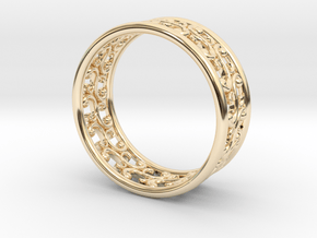 Bracelet "Rotate" in 14K Yellow Gold: Medium