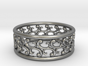 Bracelet "Rotate" in Natural Silver: Small