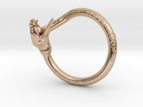 Snake Ring in 14k Rose Gold