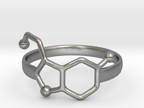 Serotonin Ring:  size 9 in Natural Silver