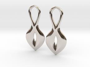 Loginv Earrings in Platinum