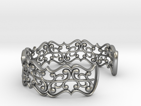 Bracelet "fluent" in Natural Silver: Small