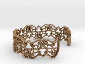 Bracelet "fluent" in Natural Brass: Small