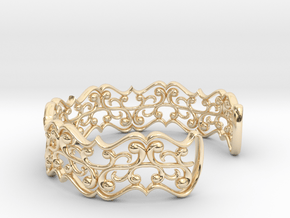 Bracelet "fluent" in 14k Gold Plated Brass: Small