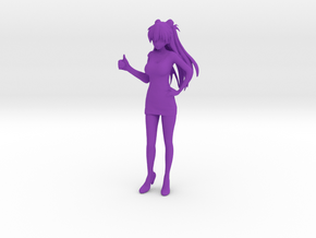 1/10 RC Racing Show Girl in Purple Processed Versatile Plastic