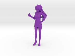 1/10 RC Racing Show Girl in Purple Processed Versatile Plastic