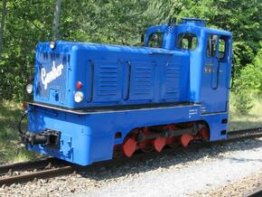 V 10 C der Berliner Parkeisenbahn, Spur Zf in Tan Fine Detail Plastic