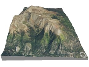 Mount Elbert Map: 6"x9" in Full Color Sandstone