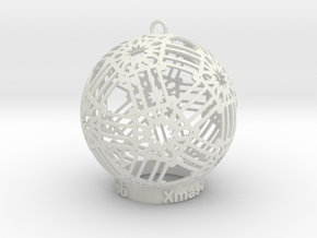 Creator Ornament in White Natural Versatile Plastic