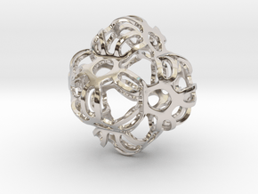 Symmetrically Deformed Cuboid in Rhodium Plated Brass: Medium