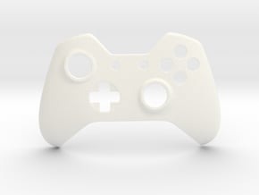 Xbox One Faceplate in White Processed Versatile Plastic
