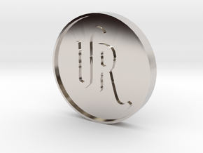 UrsulasRevenge Fan Coin in Rhodium Plated Brass