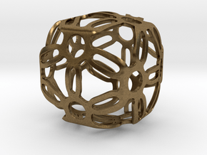 Symmetric Cuboid Structure 1 in Natural Bronze