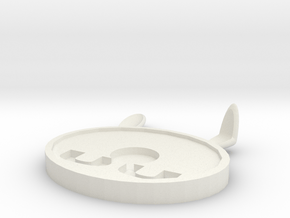 Coaster 2 in White Natural Versatile Plastic: Medium