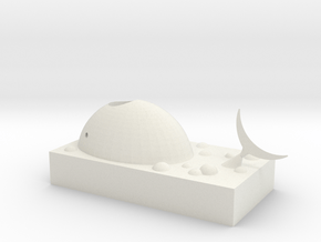 Whale paper clip storage box in White Natural Versatile Plastic