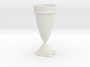 cup in White Natural Versatile Plastic: Medium