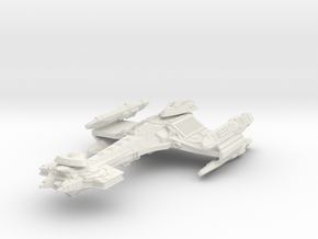 Klingon Reaper Class  BattleCuiser in White Natural Versatile Plastic