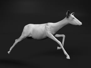 Impala 1:6 Running Female in White Natural Versatile Plastic
