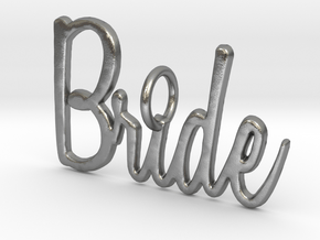 Bride Pendant in Natural Silver