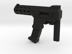 MP size auto machine gun in Black Premium Versatile Plastic